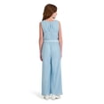thumbnail image 3 of Kensie Girl Sleeveless Pleated Lurex Mesh Jumpsuit, Sizes 4-16, 3 of 6