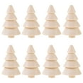 thumbnail image 4 of 10 Pcs Décorations de Sapin de Noël en Bois Non Fini, Décorations de Sapin de Noël, Artisanat en Bois Non Fini, 4 of 9