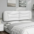 thumbnail image 4 of vidaXL Headboard Cushion White Faux leather, PP fiber 76 in width, 4 of 4