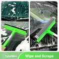 thumbnail image 6 of TidyBliss Window Squeegee for Home with Extension Pole 56" (Green), 6 of 9