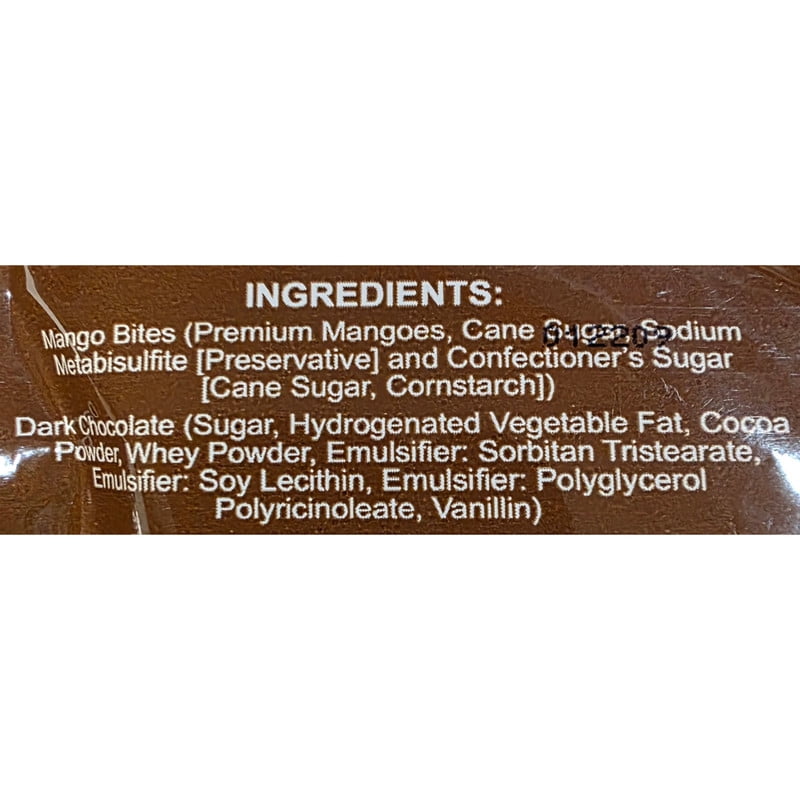 7D Mango Bites Dark Chocolate, 2.8OZ
