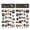 Teak Wood, variant on Postrame 2 Packs Hanging Photo Display, Wood Rustic Collage Picture Frames for Wall Decor with Blackboard, White