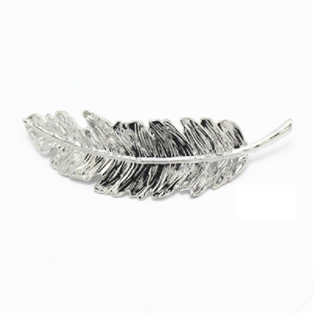 Retro Women Feather Leaf Leaves Hair Clip Barrette Hairpin Pin Fashion Jewelry Retro Women Feather Leaf Leaves Hair Clip Barrette Hairpin Pin Fashion Jewelry