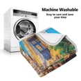 thumbnail image 6 of 50x60 inch Crystal Fleece & Arctic Fleece Blanket Soft Bed Throws for Home or Camping Street Scene, 6 of 7