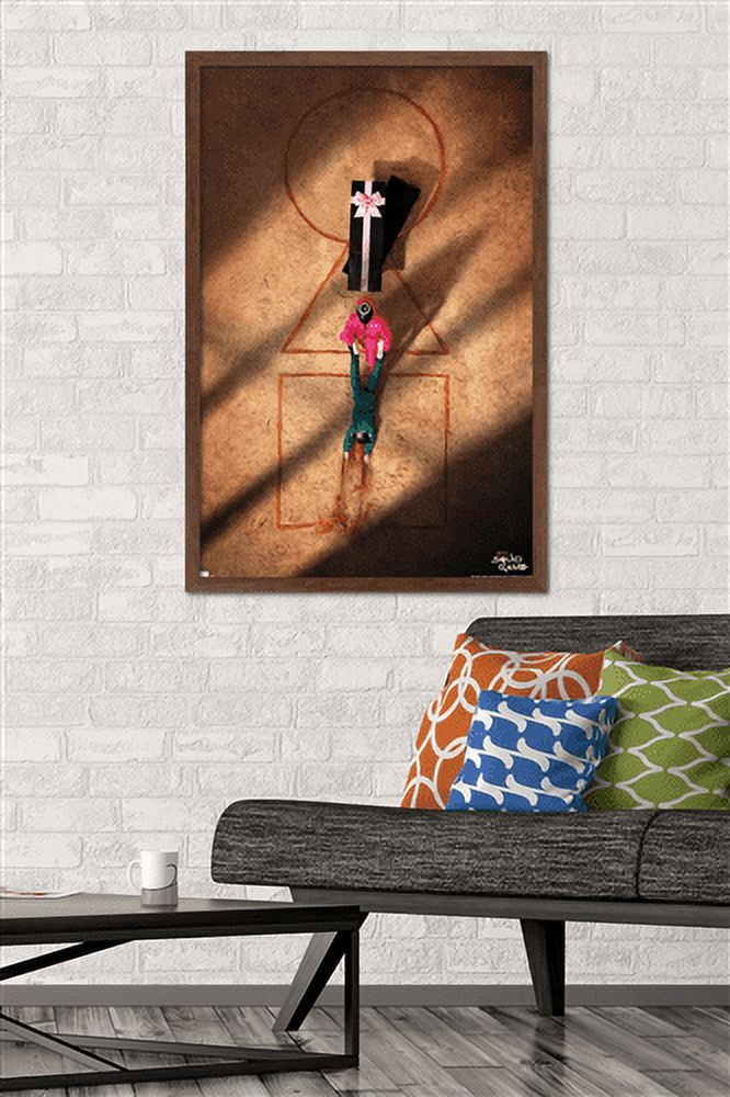 Netflix Squid Game - Field Wall Poster, 22.375" x 34", Framed