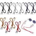 thumbnail image 1 of 10 Pcs Support de Sangle de Lunettes, Chaîne de Lunettes Réglable pour Femmes Hommes, Chaîne Universelle pour Lunettes de Soleil, Lunettes de Lecture, Sports et Activités Extérieures, Multicolore, 1 of 5