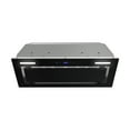 thumbnail image 2 of Streamline 28 in. Lemina Ductless Insert 350 CFM Range Hood in Glossy Black with Mesh Filters, Touchpad Control, LED Lights, 2 of 18