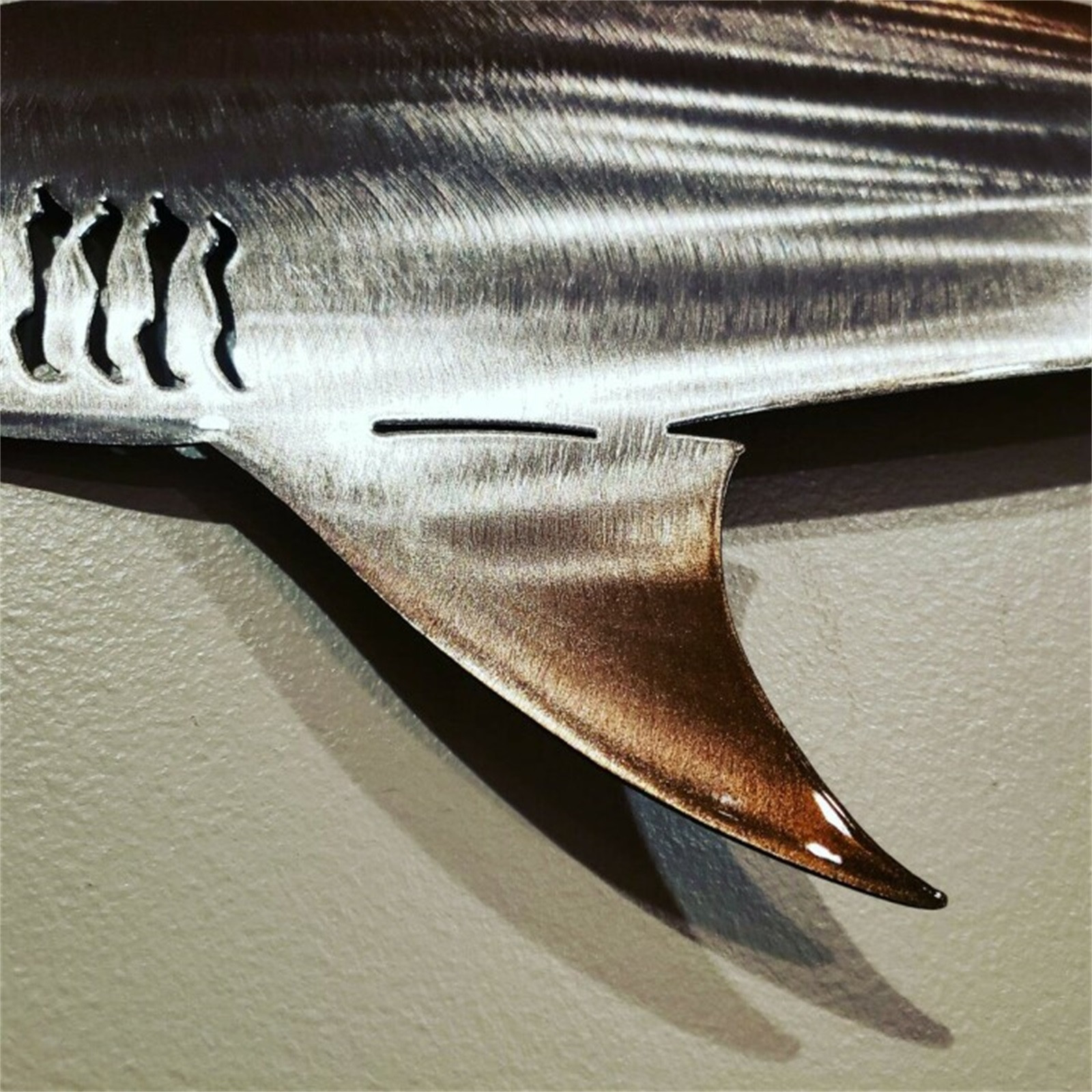Metal Shark Outdoor Wall Art Hanging Sculpture for Living Room,Bedroom,Home Decor - image 4 of 6