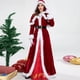 thumbnail image 4 of Disfraz clásico de lujo de señora Claus para Navidad, fiesta de Navidad, disfraz de Papá Noel, vestido rojo para mujer, 4 of 4