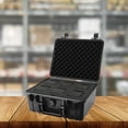thumbnail image 4 of fastboy Waterproof Watch Case Organizer Display Durable for Traveling Father Clock A Black with 6, 4 of 9