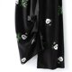 thumbnail image 4 of Pantalones de Piernas Anchas Casuales para Mujeres Impresión de Moda Pantalones de Longitud Completa Elásticos Regulares para Uso Casual, 4 of 6