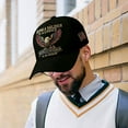 thumbnail image 5 of Taicans Veteran Hat Eagle Embroidered,Adjustable Patriotic Baseball Cap,Military Baseball Cap with Soldier Choice Veteran Honor Quote,Adjustable Canvas Cap for Veterans,Military Enthusiasts Gift,‌, 5 of 7