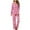 Pink, variant on 2 Pack Womens Pajama s Long Sleeve with Long Pajama Pant V-neck Soft Sleepwear Heart Printed Pjs Loungewear s Plus Size 2X 3X