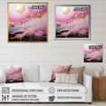 thumbnail image 4 of Designart "Modern Liquid Shapes in Gold and Pink I" Abstract Framed Wall Art Decor - Modern Gold Abstract Modern Shapes Entryway Framed Wall Art, 4 of 6
