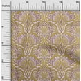 thumbnail image 2 of oneOone Cotton Flex Yellow Fabric Asian Traditional Floral Sewing Craft Projects Fabric Prints By Yard 40 Inch Wide, 2 of 4