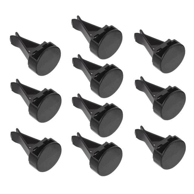 SWETRACE 10Ud Clips Para Aire Acondicionado De Auto En Plástico Negro