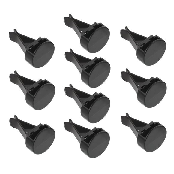 SWETRACE 10Ud Clips Para Aire Acondicionado De Auto En Plástico Negro