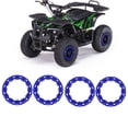 thumbnail image 1 of Strong Plastic 10 Inch Universal ATV Wheel Trim Hub Protectors Sporty Decor for Go Karts Easy Install Adds a Personalized Look, 1 of 7
