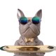 thumbnail image 2 of Adornos almacenamiento para Bulldog bandeja para llaves puerta entrada plato del personalizada lujo con nórdica (gris) (error peso 820-980g), 2 of 7