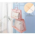 thumbnail image 5 of Handbag Storage Organizer Dust Cover Bag Transparent Anti-dust Purse Storage Bag for Hanging Closet with Zipper and Handle, 5 of 9