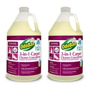 OdoBan Professional Cleaning 3-in-1 Carpet Cleaner Concentrate, 128 Fluid Ounce, 2 Pack