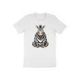 thumbnail image 5 of Stripped Pattern Chubby Zebra Horse Print Gift Adult Women T-Shirt Fat Zebra Print Design Birthday Holiday Presents Tshirt, 5 of 10