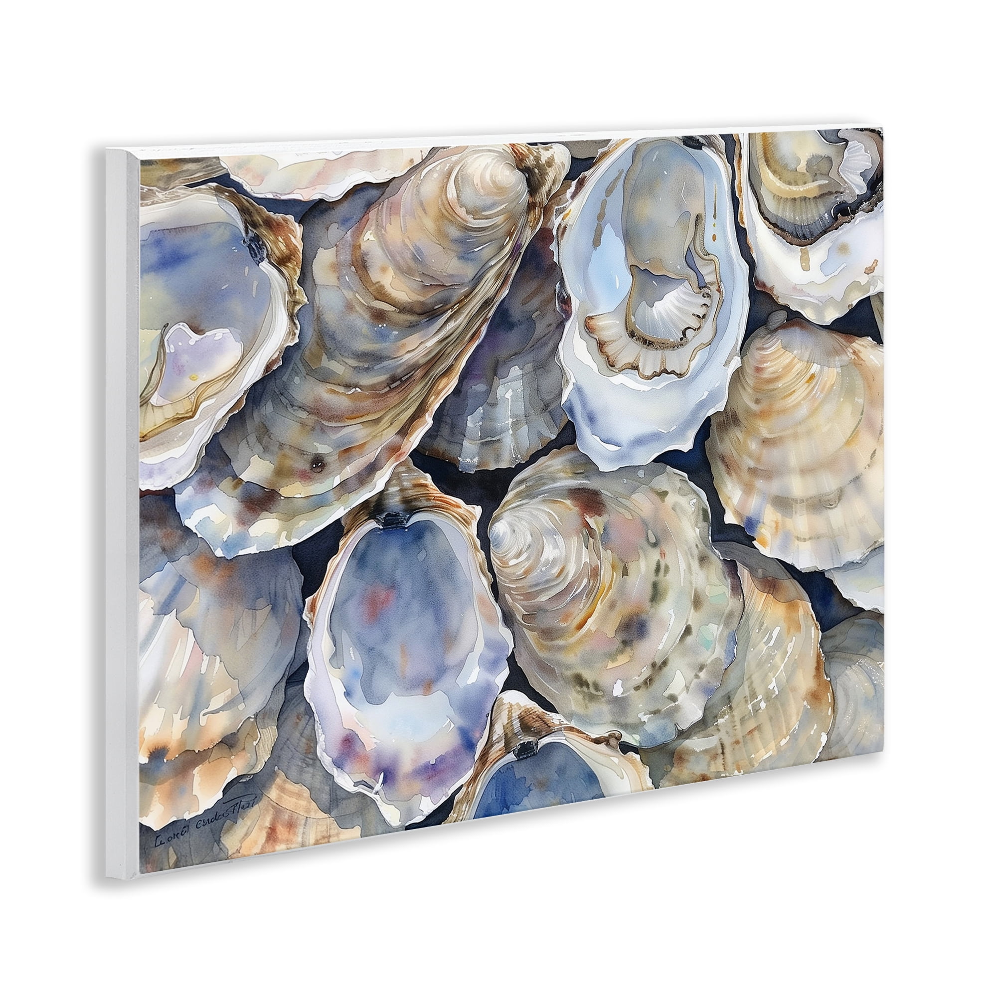 Stupell Industries Oyster Shellabration Pile Wall Plaque Art, design by Heidi Kuntz