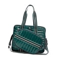 thumbnail image 3 of Colaxi Tennis Bag Badminton Bag with Shoulder Strap Racquet Carrying Bag Pickleball Racket Storage Tennis Handbag Tennis Racquet Bag Dark Green, 3 of 8
