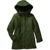 Women's Plus-Size Quilted Hooded Coat