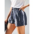 thumbnail image 6 of Dokotoo Womens Tie Dye Pants Comfy Drawstring Casual Elastic Waist Pocketed Shorts Size Medium US 8-10, 6 of 7