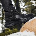 thumbnail image 2 of NOKIO Men'S Snow Hike High-Top Boots Men'S Snowshoeing Fleece-Lined Boots Men'S Snow Walking Anti-Skid Shoes Couple Women Men Hiking Boot Shoes Cotton Short Shoes Snow Boots Men'S Snow Country Boots, 2 of 5