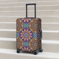 thumbnail image 2 of Lsque Mandala Printed Luggage Cover, Travel Luggage Protector,Scratch and Dirt Resistant, Fits 18-32 Inch Luggage - X-Large, 2 of 9