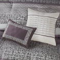 thumbnail image 2 of Madison Park Polyester 7 Piece Jacquard Comforter Set with Purple MP10-7329, 2 of 5