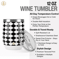 thumbnail image 5 of Biddlebee 12oz Insulated Stainless Steel Stemless Wine Tumbler, Desert Dreams, 5 of 10