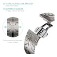 thumbnail image 3 of Correa de Acero Inoxidable de Lujo, Deportiva, Resistente al Agua, Compatible con Samsung Galaxy Watch Ultra 47mm, 3 of 5