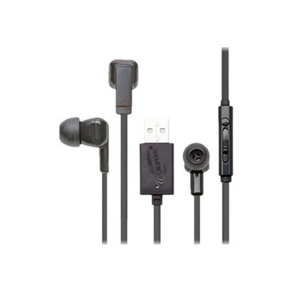 Califone E3 - Écouteurs avec Micro - Intra-Auriculaire - Filaire - USB - Isolation du Bruit