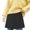 Black, variant on White Skirt Base Skirt Fart Curtain Folded In White Sweater With Hangers for Skirts, Size XL