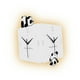 thumbnail image 5 of Reloj de pared Corne de doble cara, reloj de pared silencioso, versátil, silencioso, fácil de instalar, reloj interior y exterior para decoración de, 5 of 9