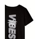 thumbnail image 2 of [Casual Cool] Boys' Casual Summer T-Shirt - "Vibes" Palm Tree Print, Crew Neck, Short Sleeve, Machine Washable, Ideal for Young Students and Youth, Youngsters Summer Clothing|Summer Vibes Apparel|Str, 2 of 4