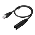 thumbnail image 1 of 3 Pin XLR Male to RJ45 Male Adapter Cable, 1pcs 1.6ft XLR Microphone Cable, 1 of 6