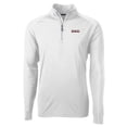 thumbnail image 2 of Men's Cutter & Buck White Texas Tech Red Raiders Adapt Eco Knit Stretch Recycled Quarter-Zip Pullover Top, 2 of 3