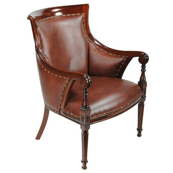 Regency Chair with Leather