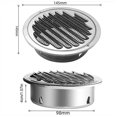 thumbnail image 5 of Dww-promotion Grille D'aration - Ronde Grille Daration,acier Inoxydable Grille D'aration Trou,ventilation Avec Filet, Rond Grille D'aration De Tuyau D, 5 of 5