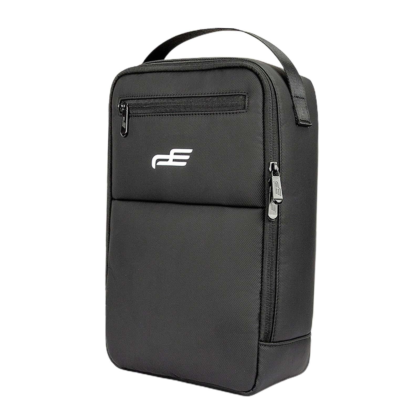 Golf Shoe Storage Bag Zippered Golf Bag Golf Gift for Men Women Black