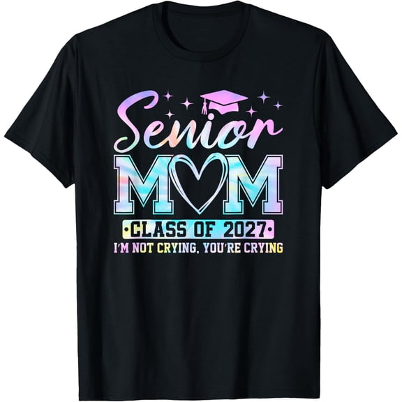 Senior Mom Class Of 2027 Senior Mama 2027 Graduation Funny T-Shirt Unisex S-5XL Hot Trending Shirt Birthday Gift