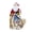 Deer, variant on Roman 9.75In Santa Blossom Tree, Polyresin, Cardinal Flowers Animals 137682 Deer
