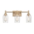 thumbnail image 5 of Millennium Lighting  Arlett 3 Light Vanity fixture in Multiple Finishes with Clear Glass Shades Modern Gold Gold Painted, 5 of 5