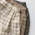 thumbnail image 4 of MEZZALL Child Toddler Boys Girls Casual Pants Summer Holiday Plaid Shorts Relaxed Fit Baby Wear, 4 of 5