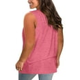 thumbnail image 2 of Sherrylily Women Plus Size Tank Tops Summer Sleeveless Criss Cross Casual Loose Shirt, 2 of 3