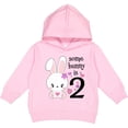thumbnail image 2 of Inktastic Somebunny is Two-second Birthday Bunny Toddler Hoodie, 2 of 4